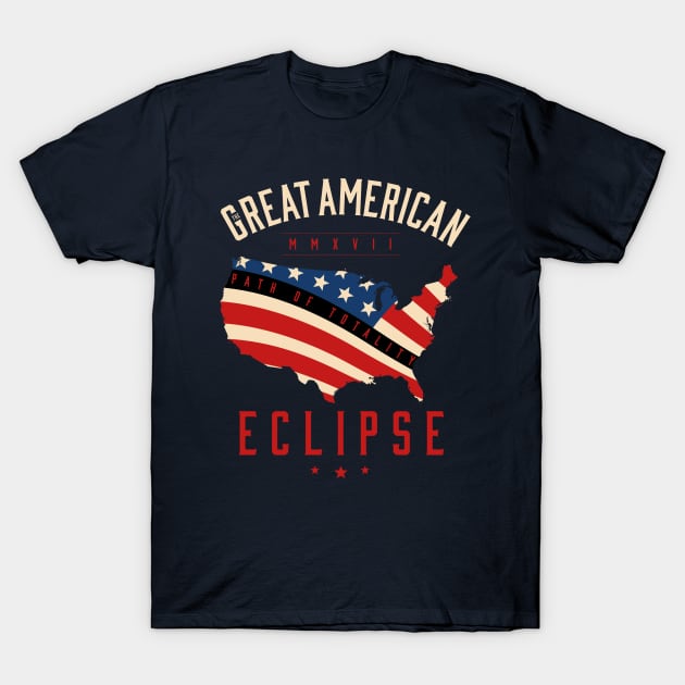 Great American Eclipse: OBEY T-Shirt by Black Otter